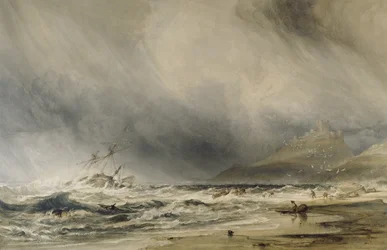 Castelo de Bamburgh, 1852